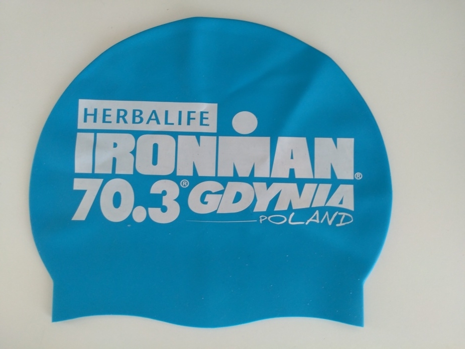 czepek pływacki silikonowy Ironman Herbalife 70.3
