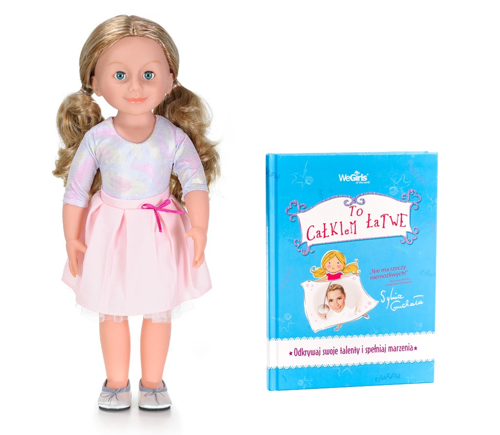 WEGIRLS - LALKA Z DŁUGIMI WŁOSAMI + KSIĄŻKA GRATIS