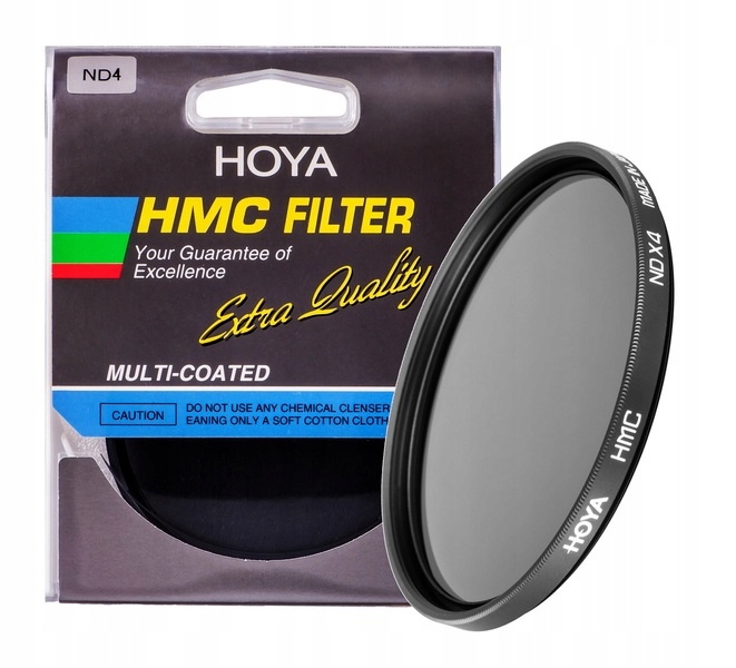 Neutralny szary filtr Hoya ND4 seria HMC 62mm