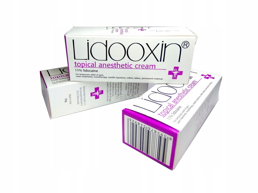 LIDOOXIN 20g * KREM ZNIECZULAJĄCY * MADE IN ITALY