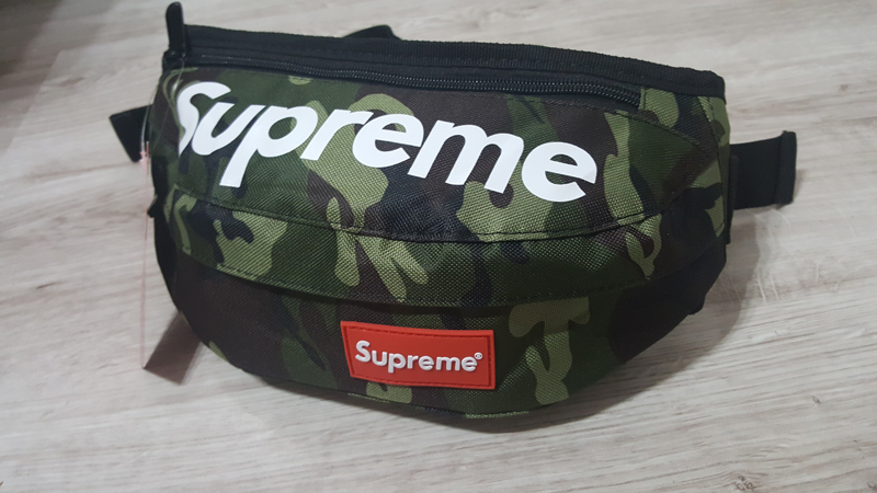 Saszetka Nerka Supreme Nowa Zielona Moro Hip Hop