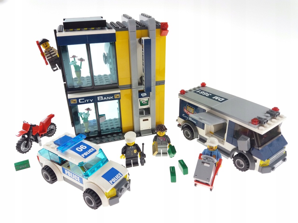 LEGO City 3661 Bank & Money Transfer złodziej - 7569113941 ...