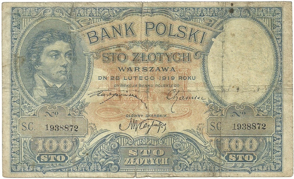100 ZŁ0TYCH-28.02.1919r.