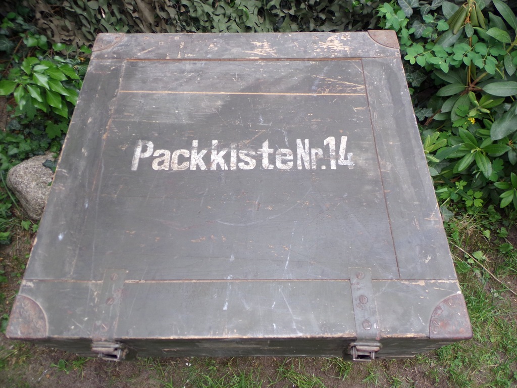 NIEMIECKA SKRZYNKA PACKKISTE NR.14 SYGNOWANA 1940.