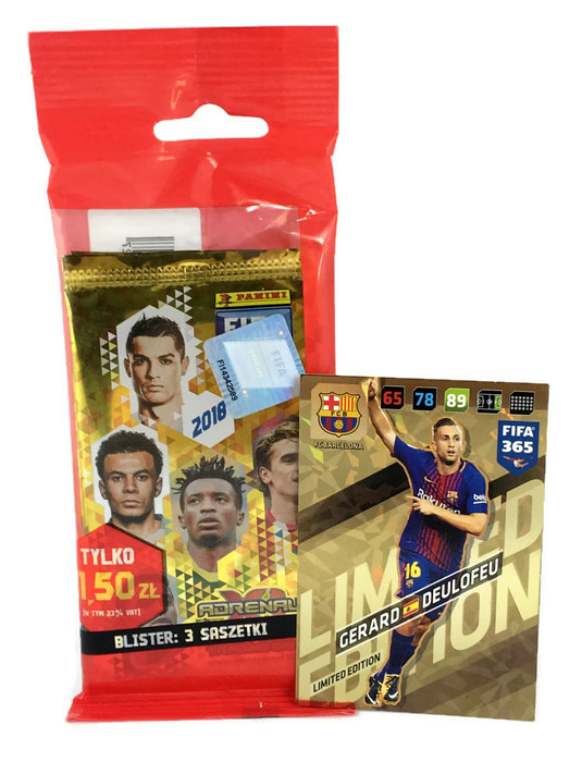 BLISTER 3 SASZETKI FIFA 365 2018 DEULOFEU LIMITED
