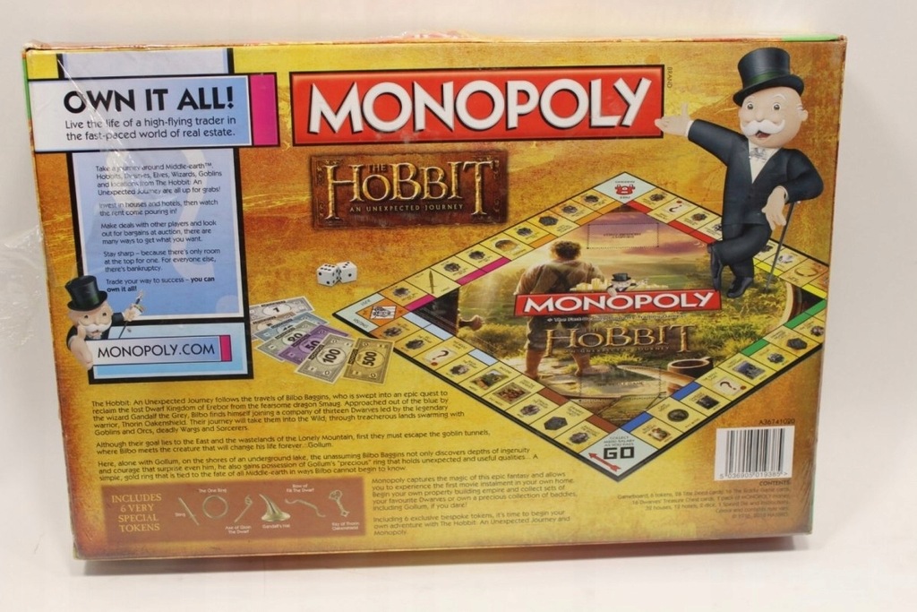 Monopoly The Hobbit Board Game 19385