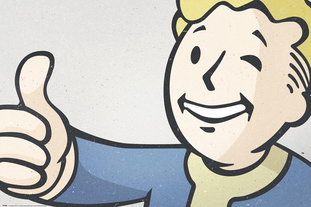 Fallout 4 Vault Boy - plakat 91,5x61 cm