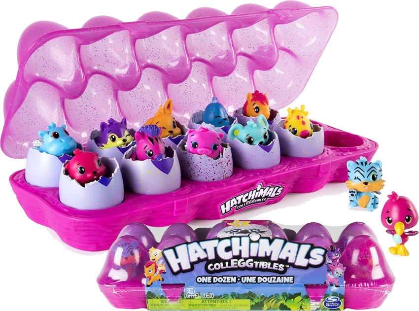 HATCHIMALS 12-PAK 12 JAJEK W WYTŁACZANCE 6038311