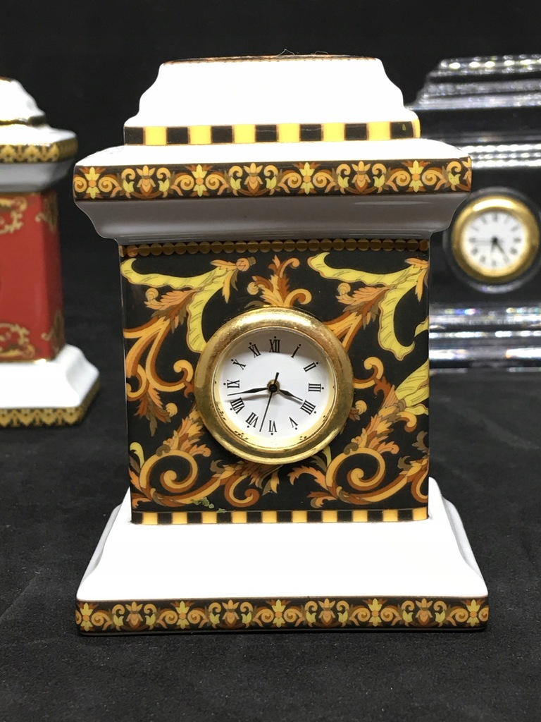 Rosenthal VERSACE BAROCCO Zegar Zegarek porcelanow