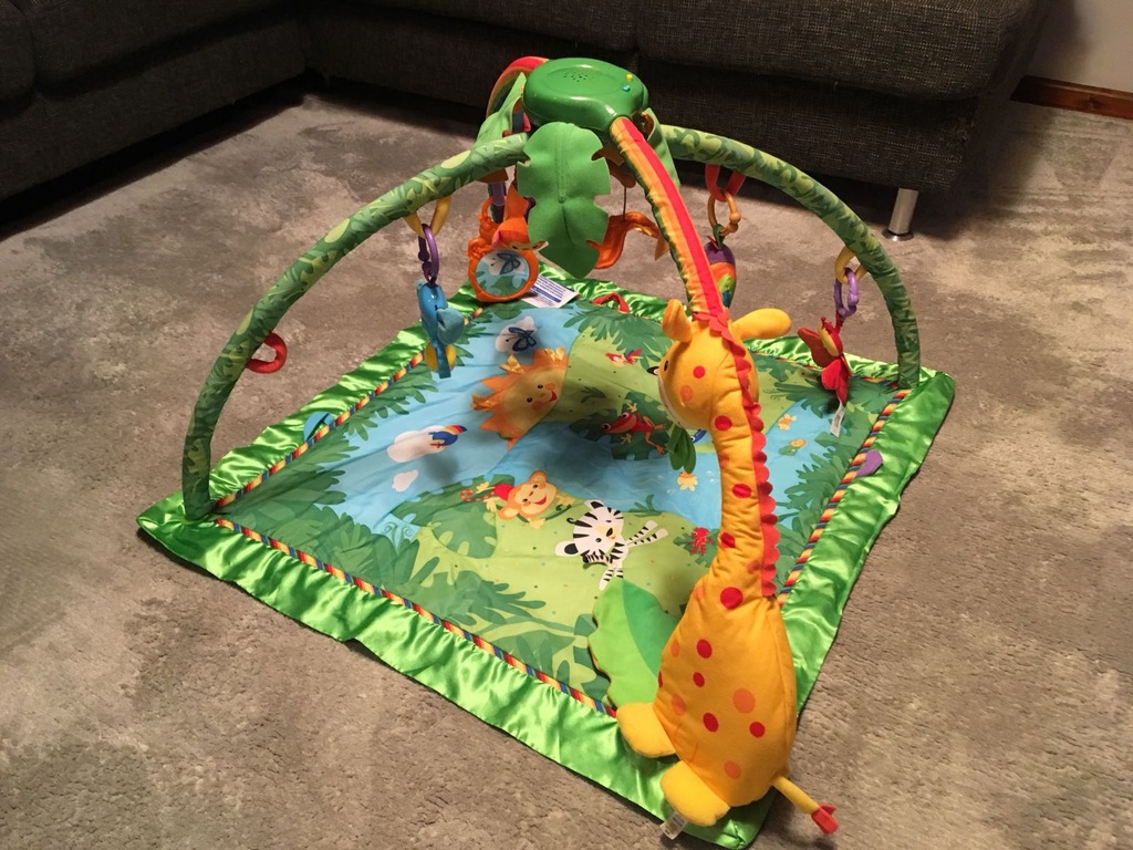 mata edukacyjna FISHER PRICE RAINFOREST IDEAŁ!