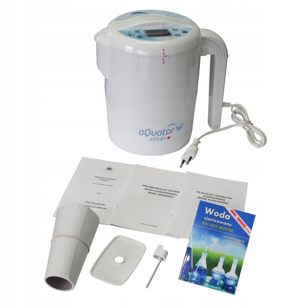 AQUATOR SILVER PLUS JONIZATOR WODY WODA SREBRNA