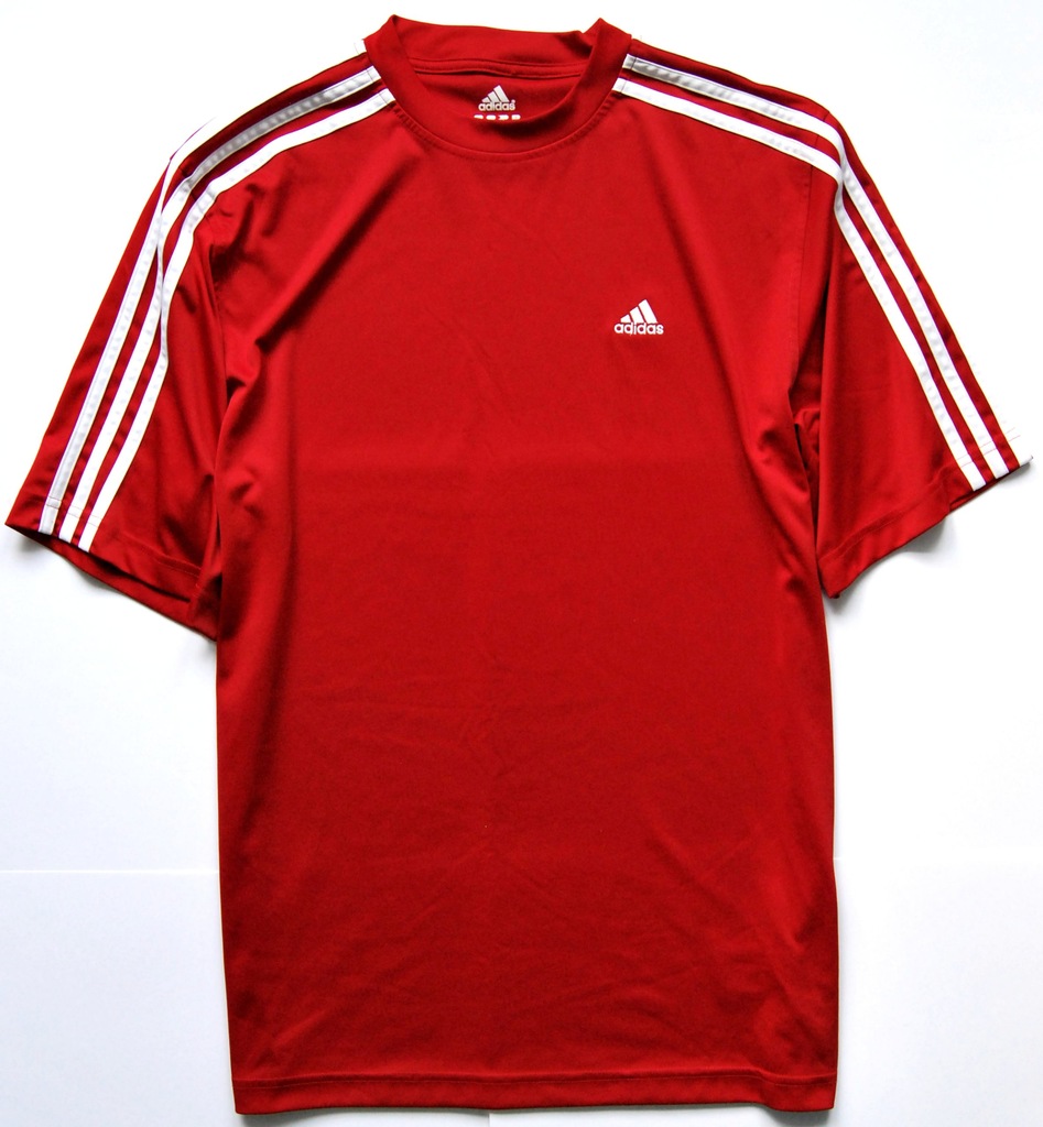 ADIDAS KOSZULKA CZERWONA T-SHIRT CLIMALITE L 