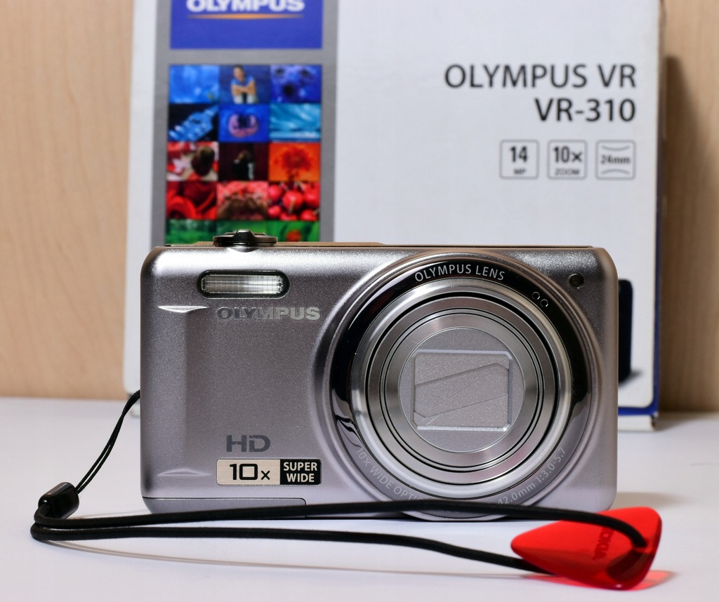 OLYMPUS VR310 aparat cyfrowy, idealny + gratis 7738637729