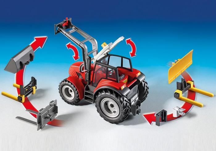 PLAYMOBIL 6867 Du?�y traktor z wyposa?�enie + GRATIS - 7233211195 - oficjalne archiwum Allegro