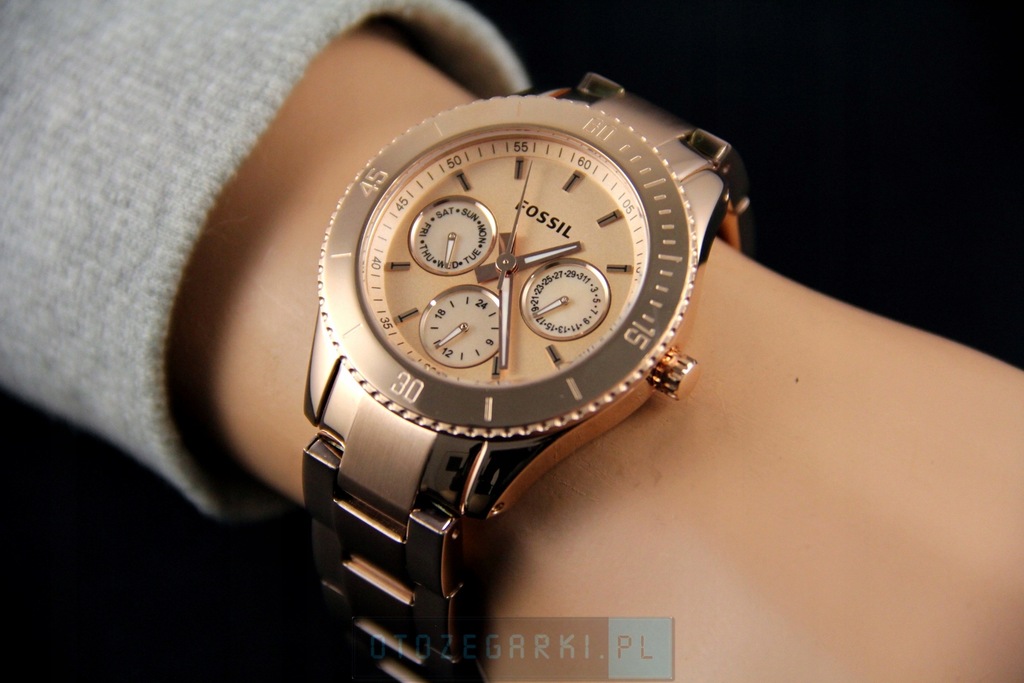 FOSSIL ES2859 STELLA DAMSKI SPOSTOWY ZEGAREK
