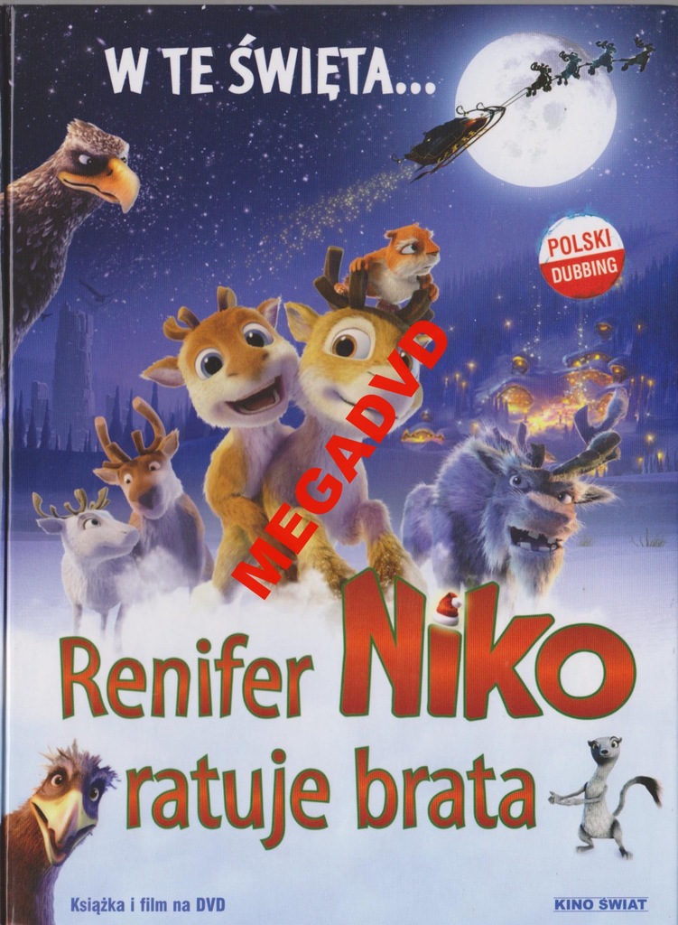[DVD] RENIFER NIKO RATUJE BRATA - książka + dvd