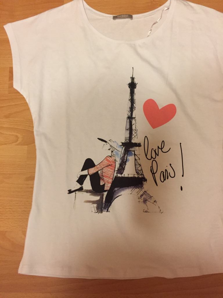 Koszulka tshirt bluzka paris Orsay M NEW!