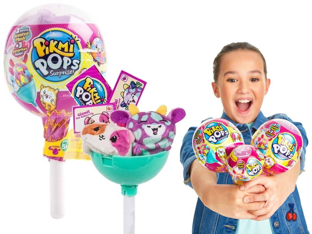 PIKMI POPS Pachnący Lizak SUPRISE DWIE MASKOTKI