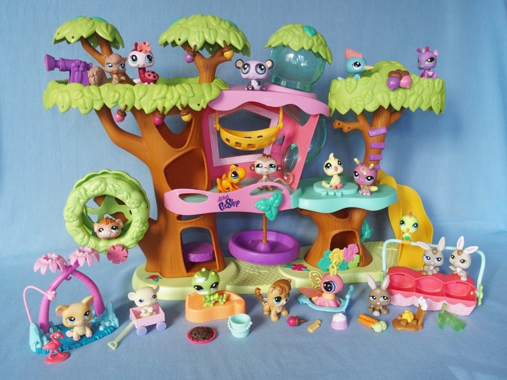 Domek na drzewie DRZEWO Littlest Pet Shop ZESTAW - 7344304191