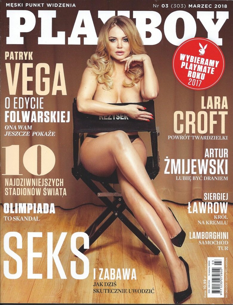 Playboy; 3/2018; 303; odbiór Warszawa - 7269061515 - oficjalne archiwum  Allegro