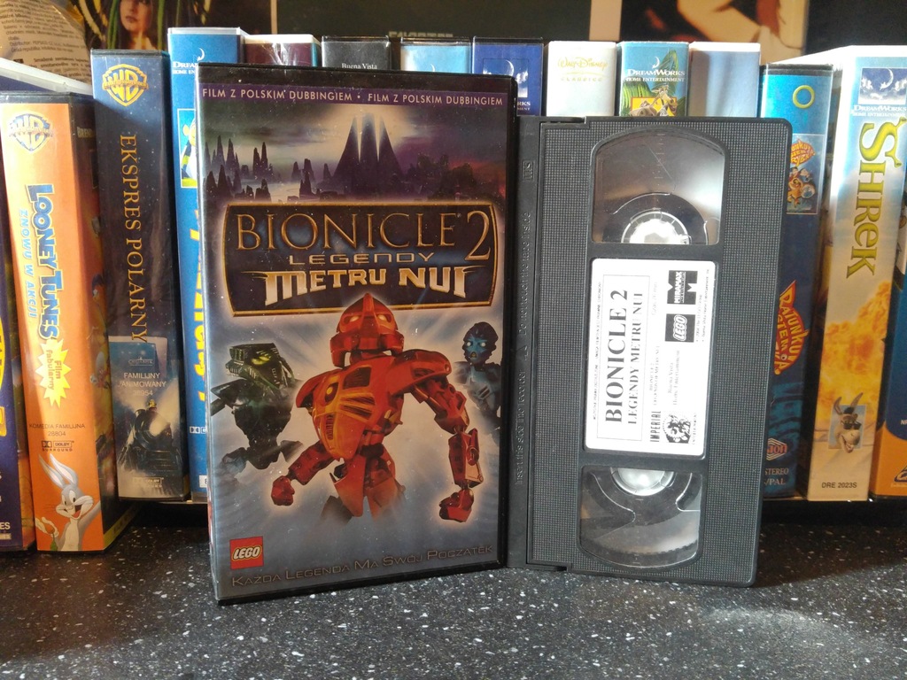 Bionicle 2 Legendy Metru Nui VHS LEGO Imperial