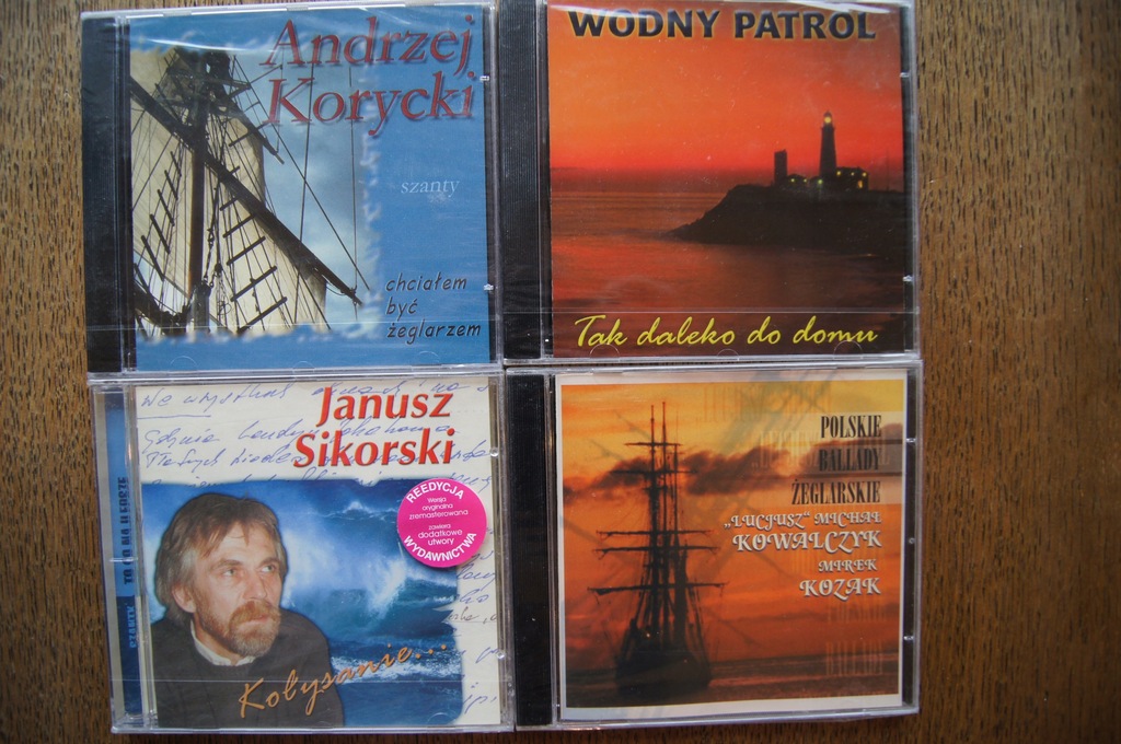 PŁYTY CD SZANTY SIKORSKI KORYCKI WODNY PATROL