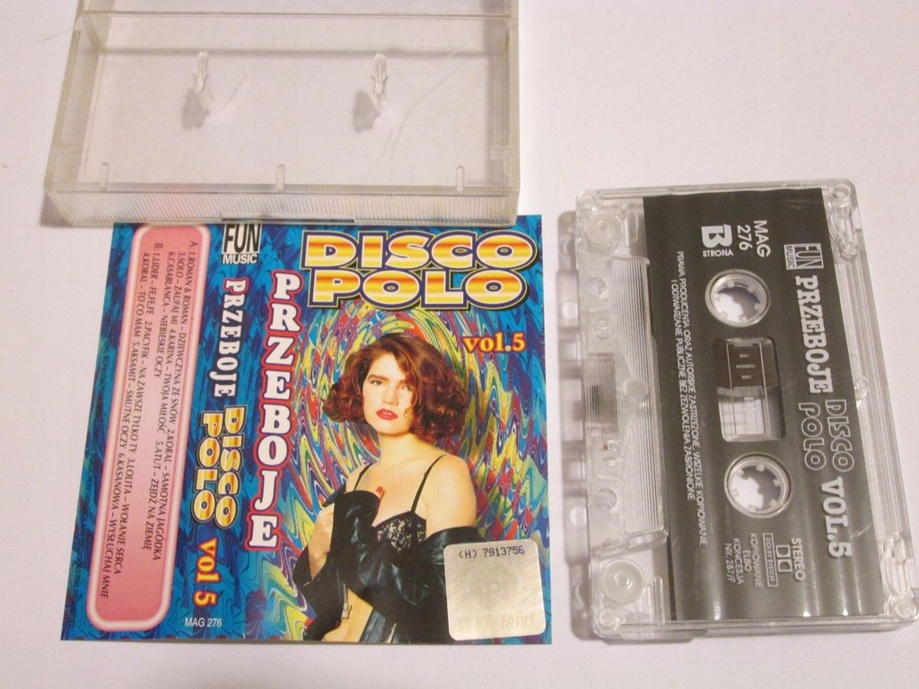 DISCO POLO PRZEBOJE VOL.5 ATUT KORAL LIDER KASETA