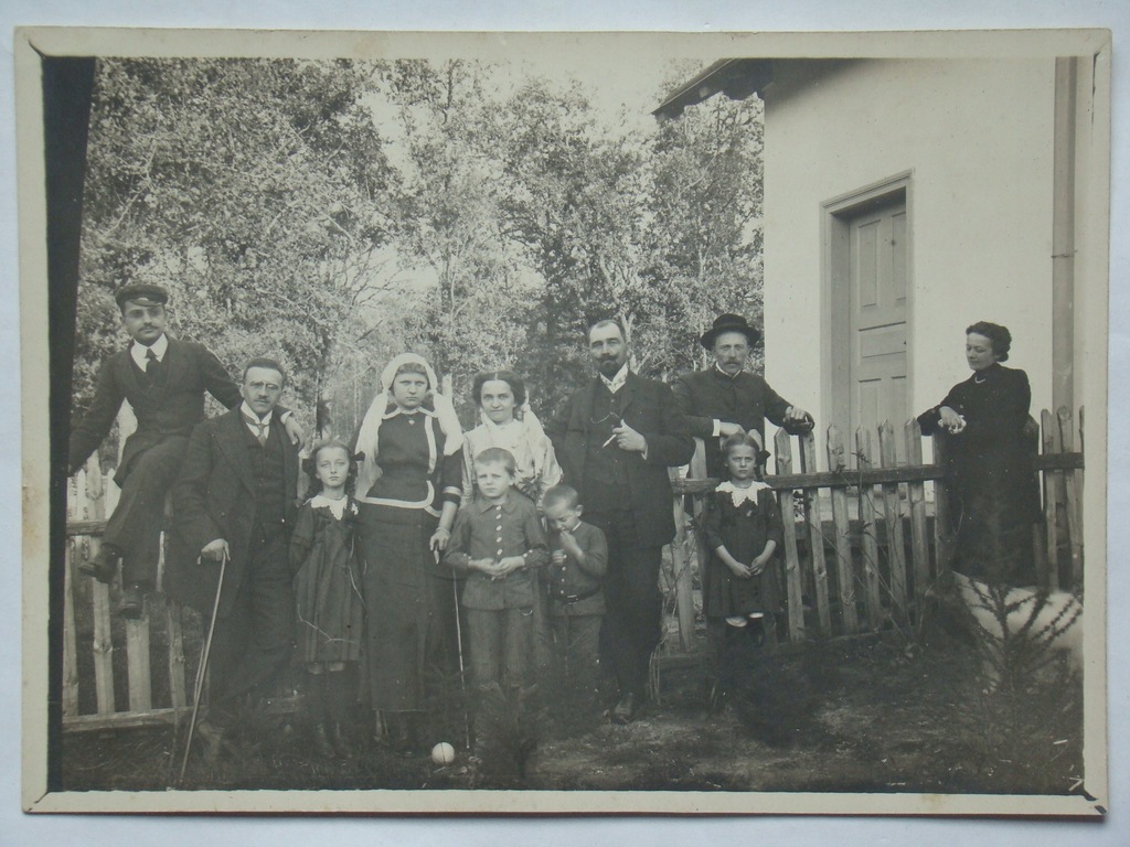 Rodzina Kresy Ukraina Bakały Biała Cerkiew 1912
