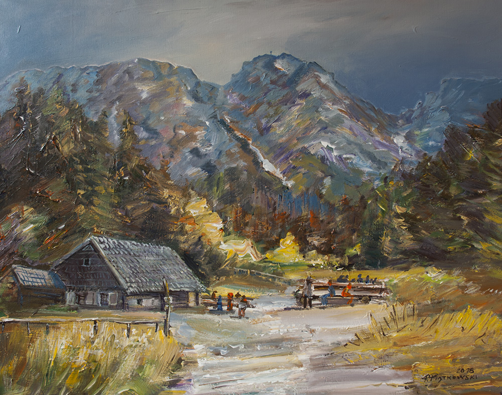 Tatry, Dolina Strążyska, olej, 90x70cm, ArtStudio