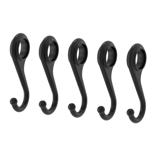 IKEA czarny hak haczyk 5 szt. 7cm FINTORP kurier24