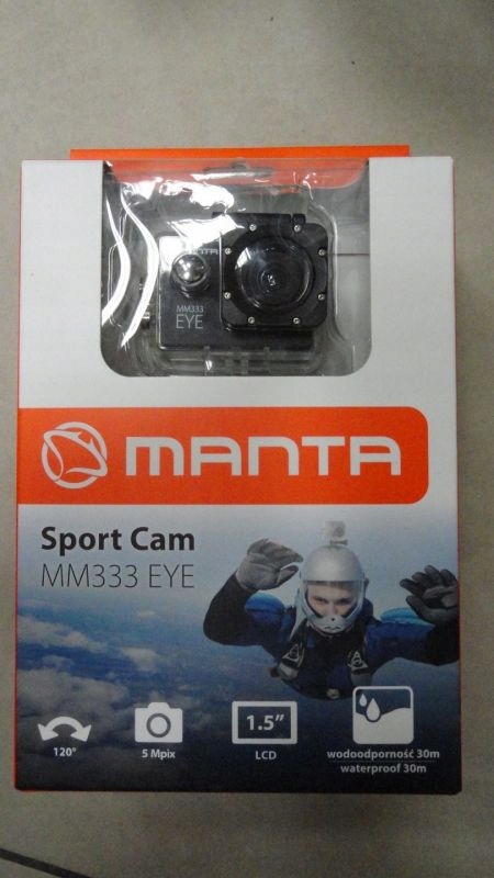 KAMERKA SPORTOWA MANTA MM333 EYE KOMPLET