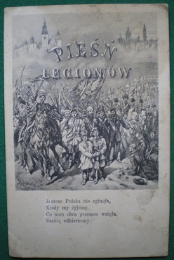 Patriotyk Legiony Pieśń Legionów J. Kossak 1893 r