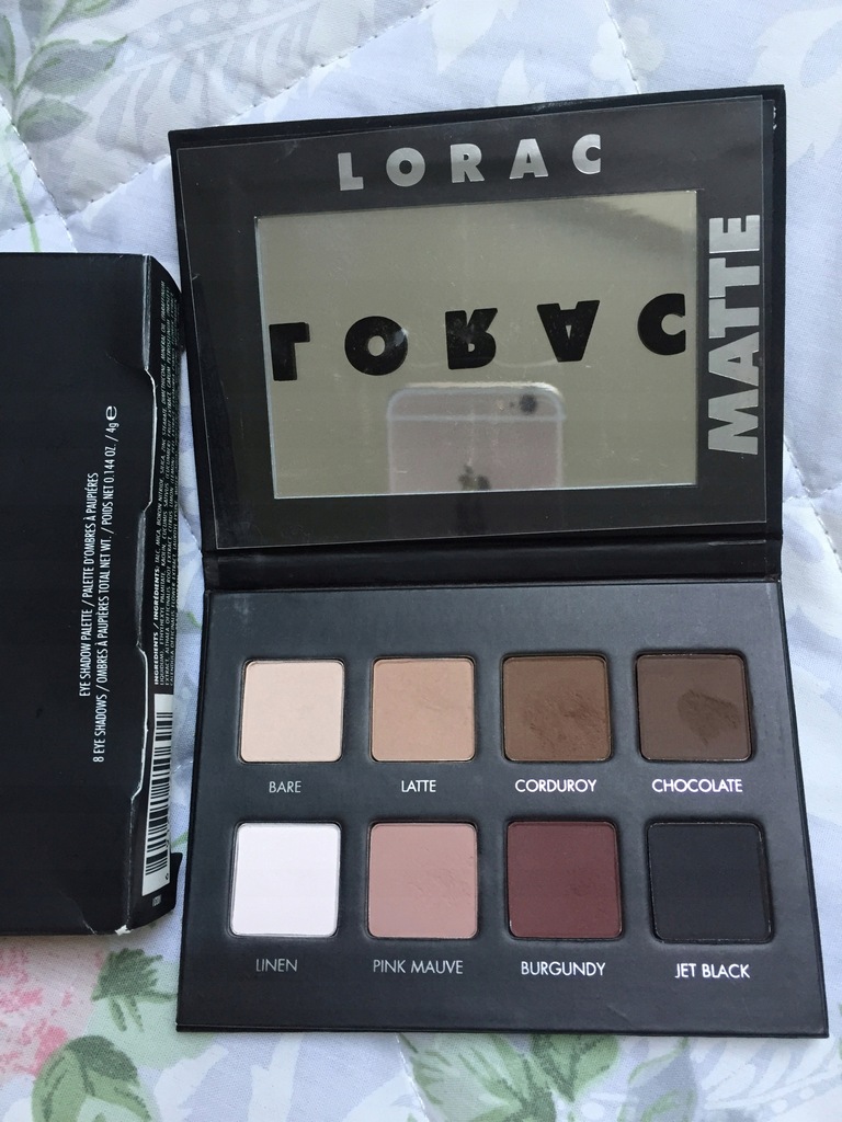 Lorac pro matte palette paleta cienie matowe