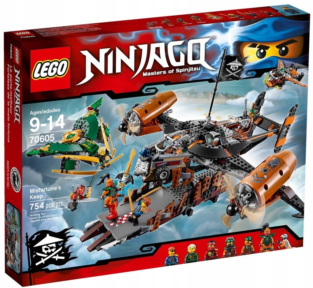 LEGO NINJAGO 70605 TWIERDZA NIESZCZĘŚCIA BYDGOSZCZ