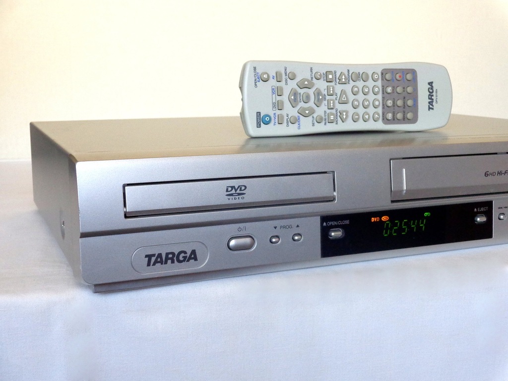 COMBO DVD-VHS 6GŁOWIC NTSC Mp3 JPEG DiVX PILOT - 7388412114 - oficjalne