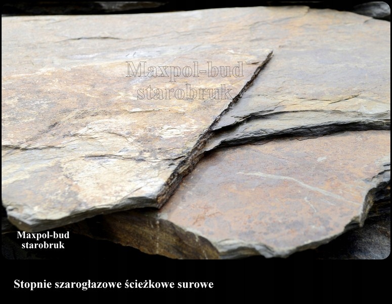 Łupek ścieżkowy kamień naturalny na taras Poznań