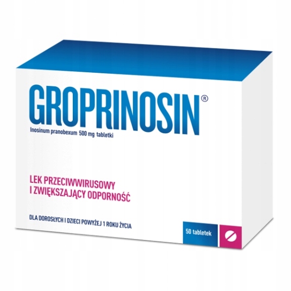 GROPRINOSIN 500mg 50 tabletek