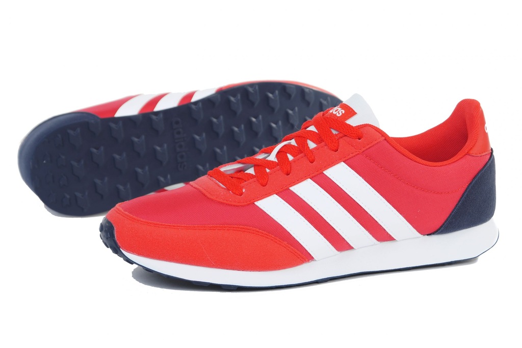 BUTY ADIDAS V RACER 2.0 DB0430 CZERWONE R. 45 1/3 - 7325411467 - oficjalne  archiwum Allegro