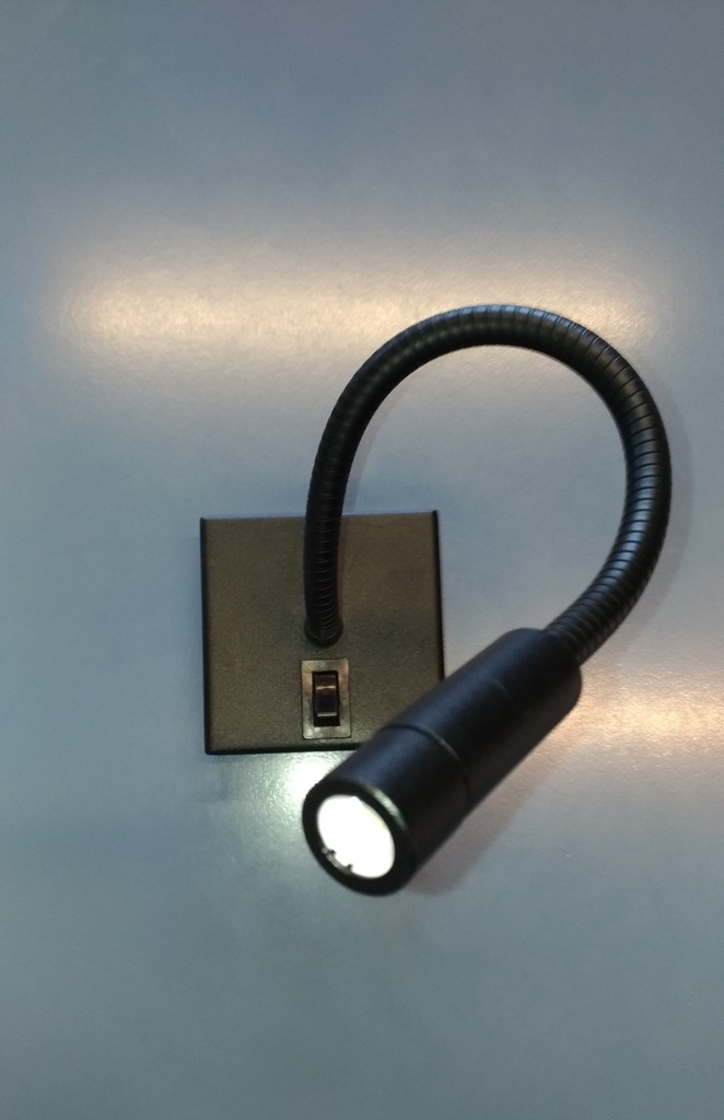Kinkiet KANDEL LED K-KW lampka do czytania CZARNY