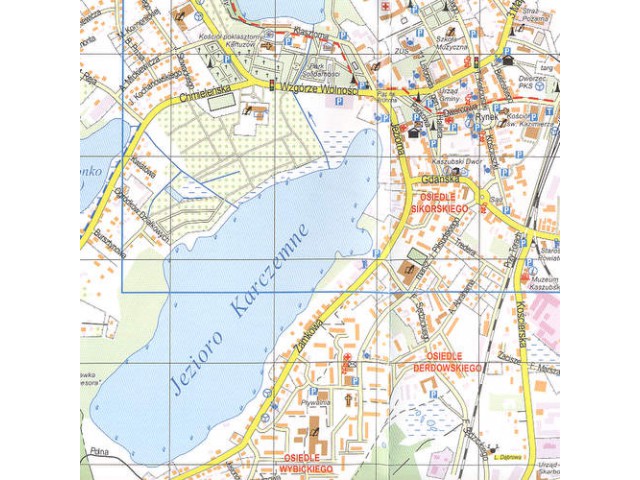 ArtTravel KRAKÓW: Kartuzy plan miasta mapa 1:11 50