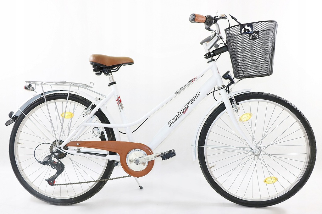 ROWER MIEJSKI DAMSKI 6 PRZERZUTEK 28 KOSZ OKAZJA 7466258915