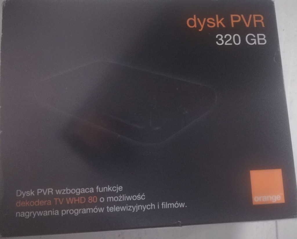Nowy dysk PVR Sagecom 320GB dekoder Orange WHD80