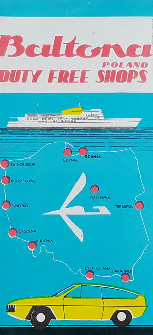 Baltona - folder reklamowy z PRL-u