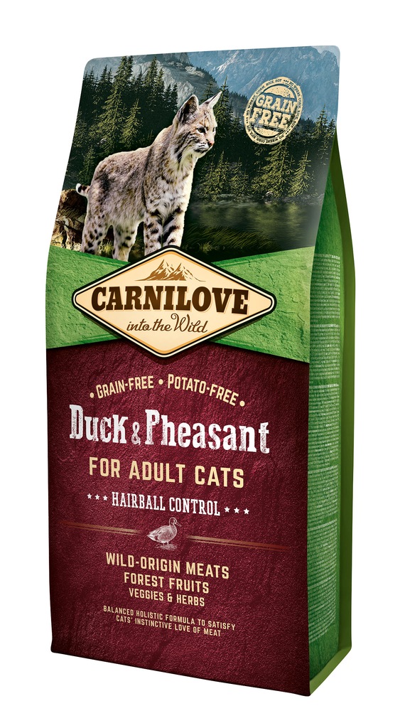 Carnilove Cat Duck & Pheasant Hairball 6kg
