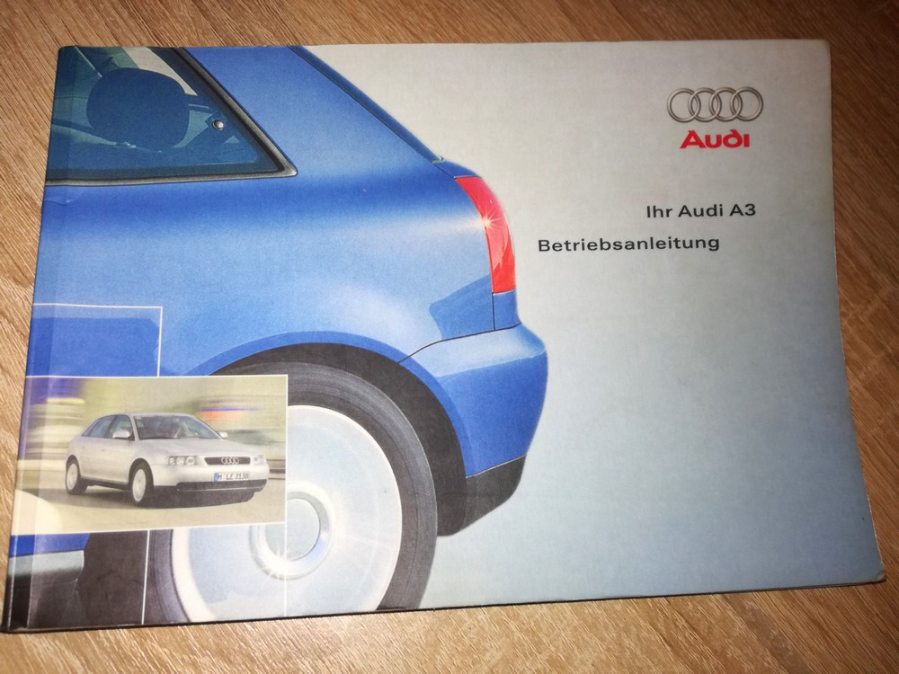 INSTRUKCJA OBSŁUGI AUDI A3 8L Niemiecka do sprzeda