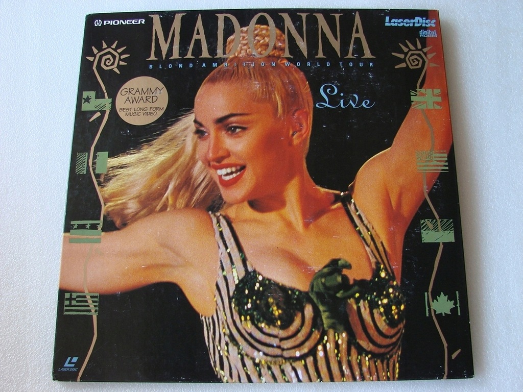MADONNA BLOND AMBITION WORLD TOUR LIVE LASERDISC