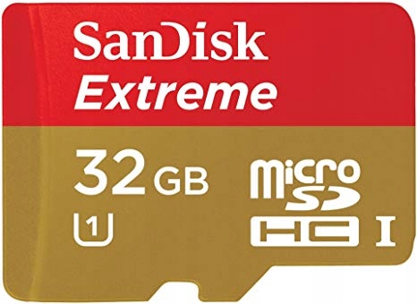 KARTA PAMIĘCI MICROSD SANDISK EXTREME 32GB 90MB/s