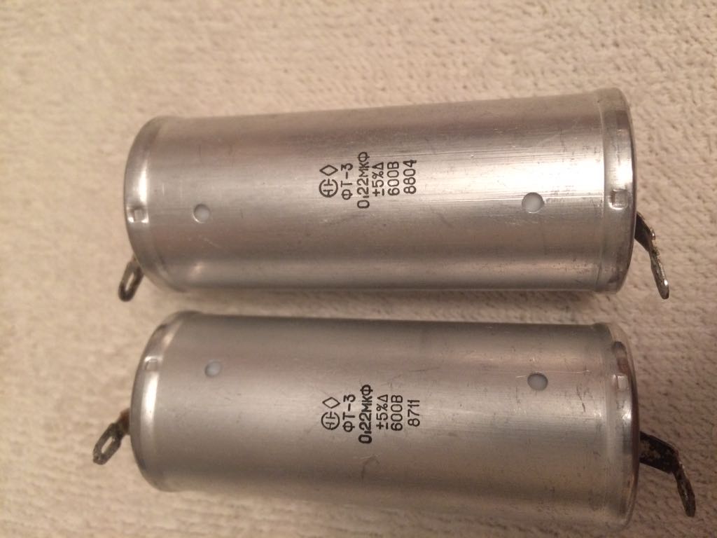 Kondensatory teflonowe FT-3 0,22uF 600V hi-end