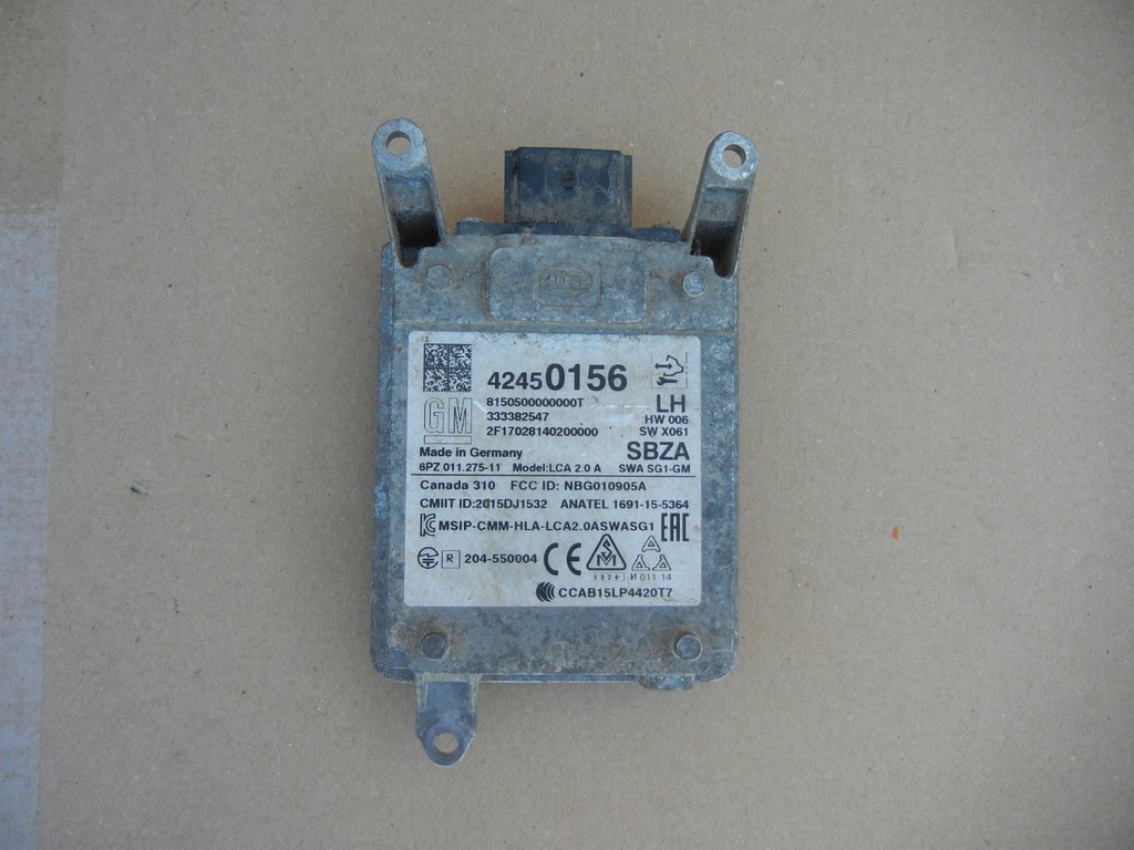 ASYSTENT ZMIANY PASA RUCHU OPEL INSIGNIA 42450156