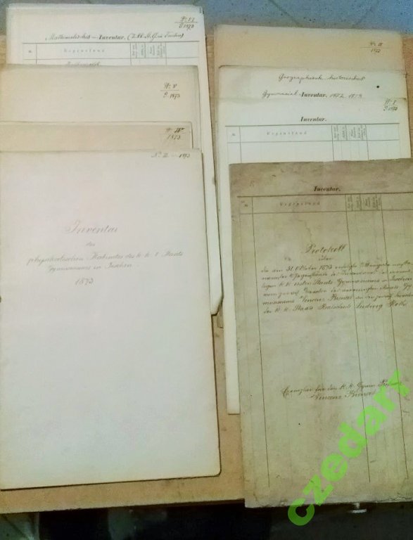INWENTARYZACJA SZKOŁY CIESZYN  TESCHEN 1873 Śląsk